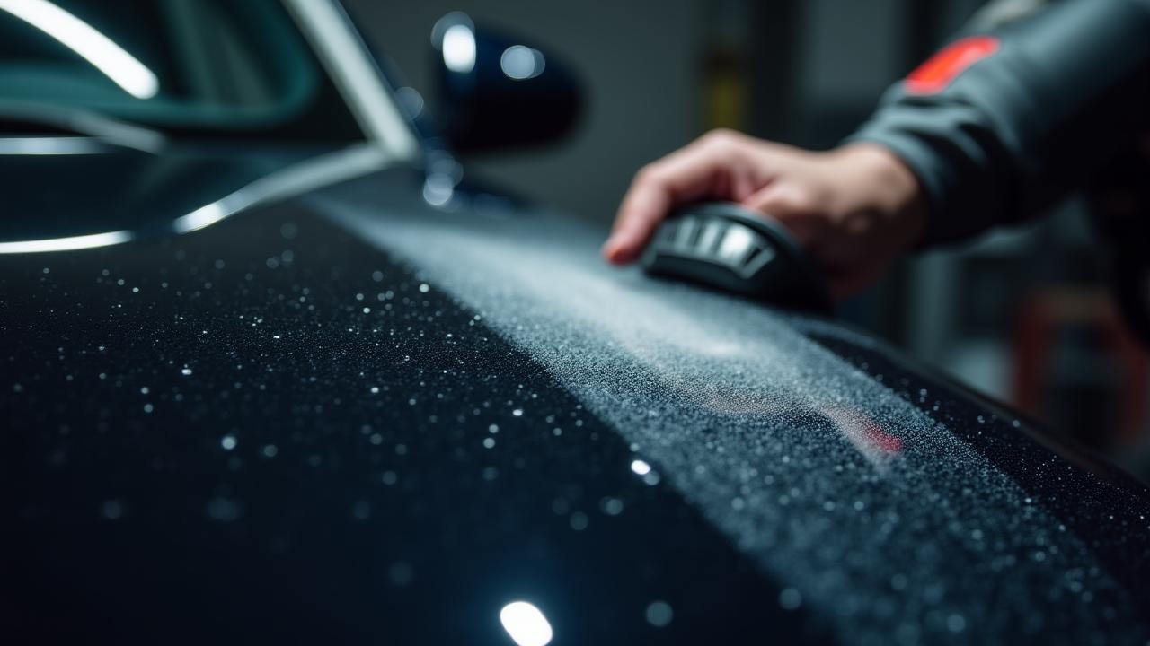 PPF自己修復機能のデモンストレーション